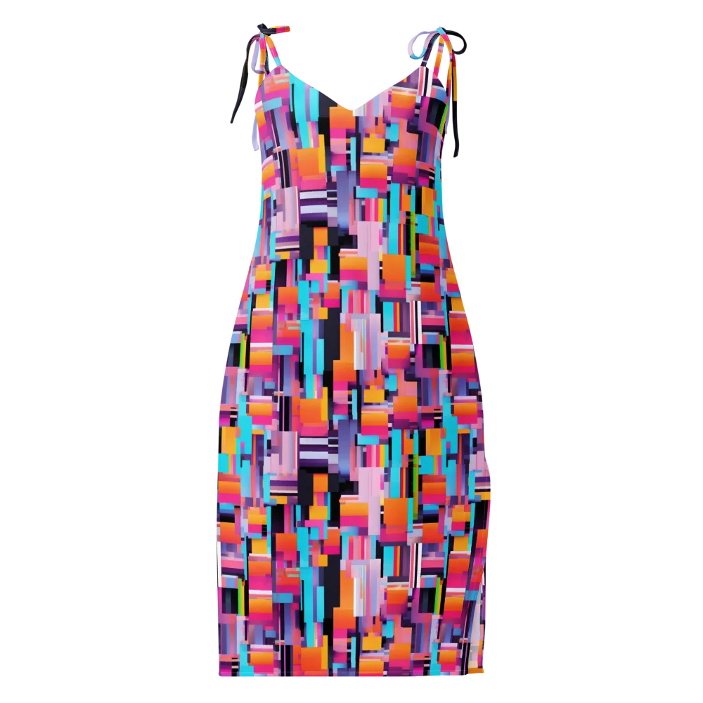 Chromatic Circuit on Slip Dress — Front