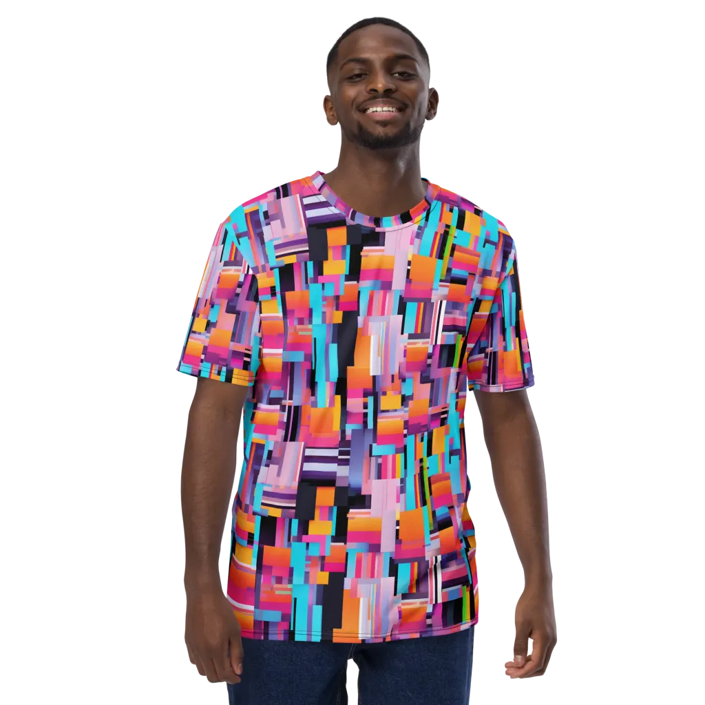 Chromatic Circuit on Men's Crew Neck T-Shirt — Front