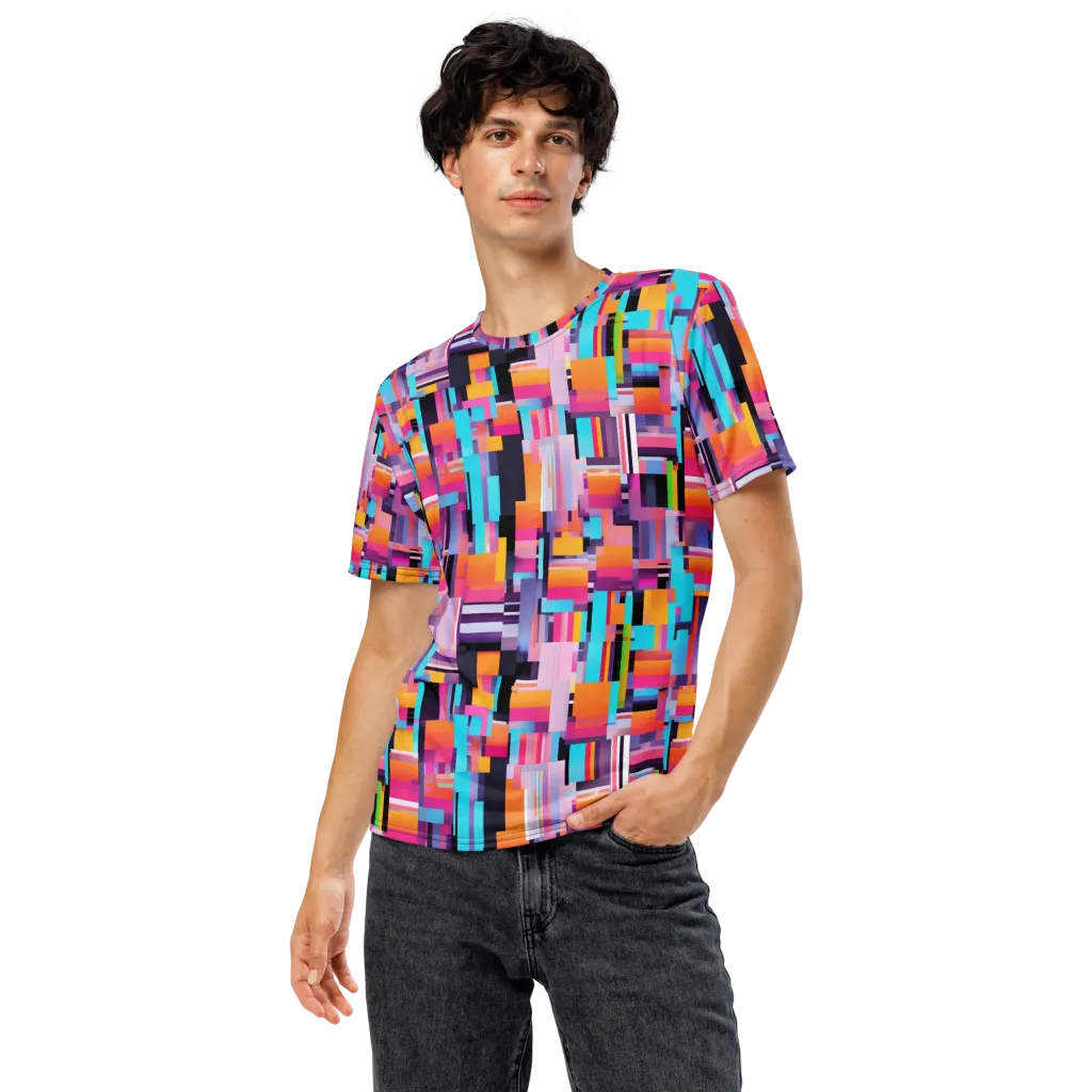 Chromatic Circuit on Men's Crew Neck T-Shirt — Front
