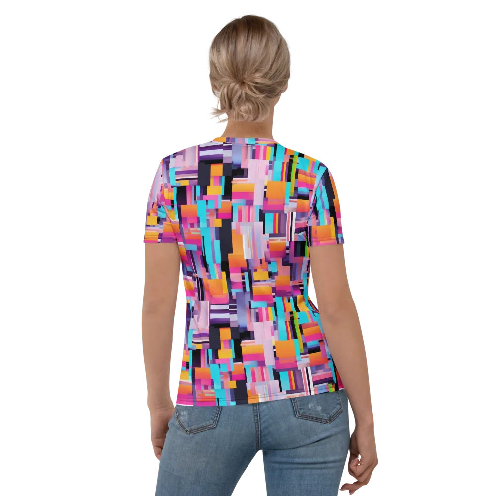Chromatic Circuit on Women's Crew Neck T-Shirt — Back