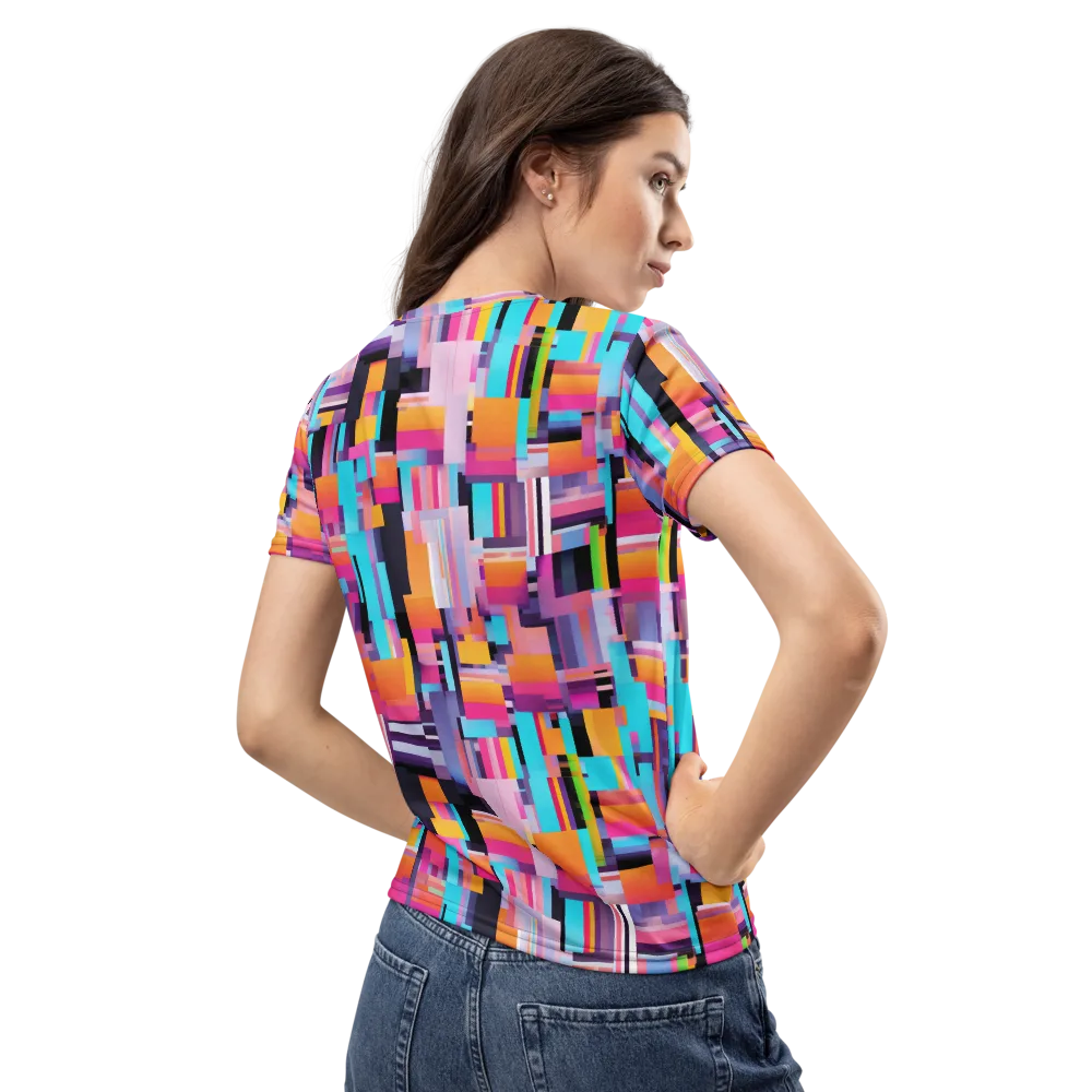 Chromatic Circuit on Women's Crew Neck T-Shirt — Back