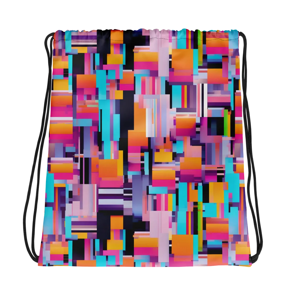 Chromatic Circuit on Drawstring Bag — Photo