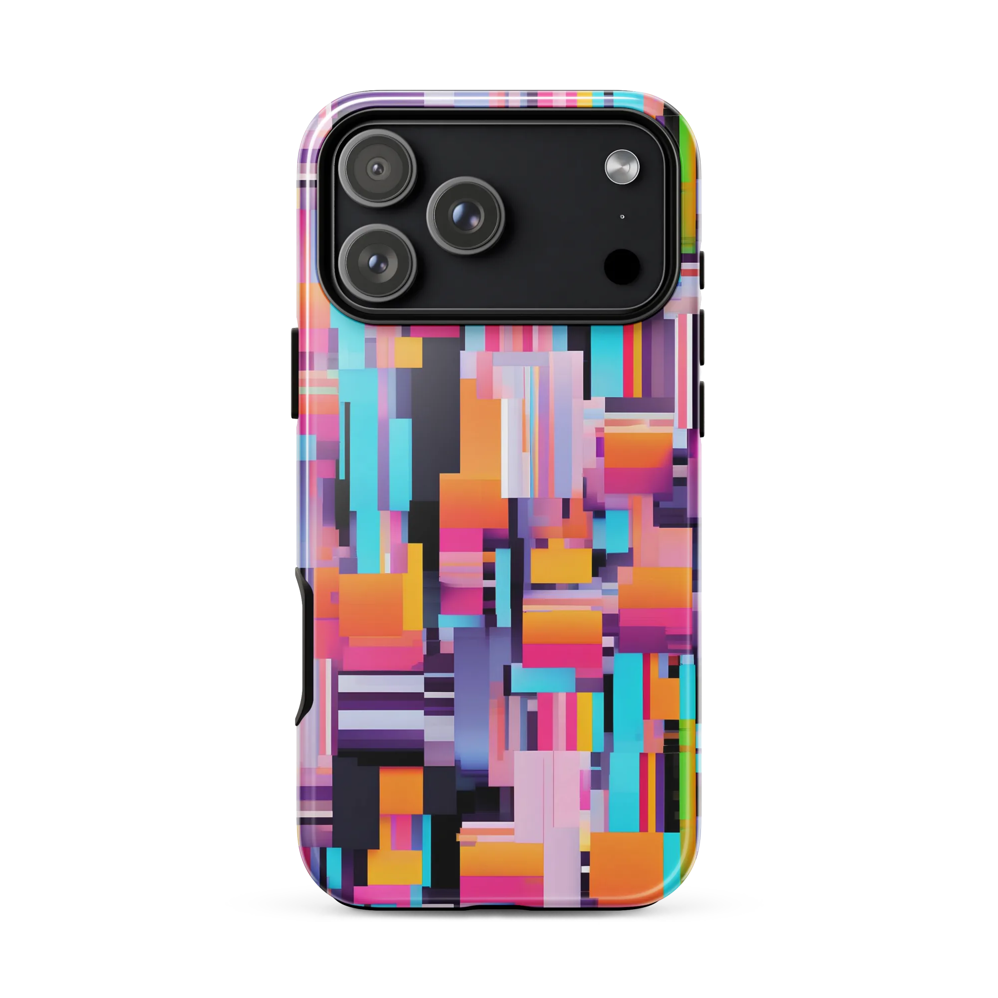 Chromatic Circuit on Tough Case for iPhone® — Front