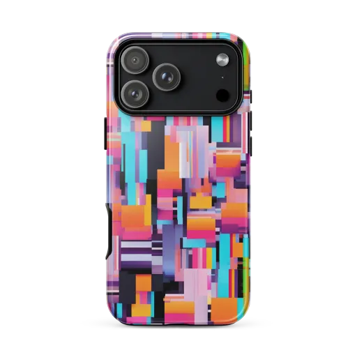 Chromatic Circuit on a Tough Case for iPhone®