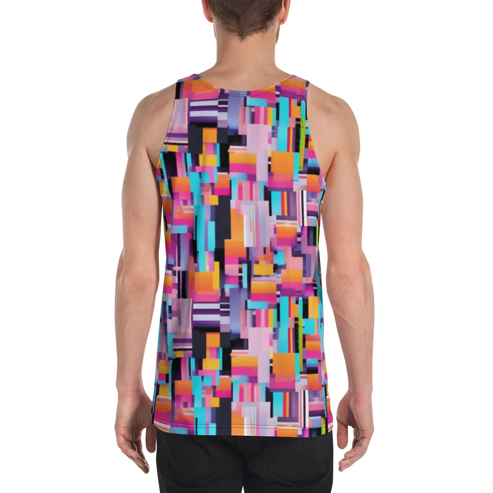 Chromatic Circuit on Men's Tank Top — Back