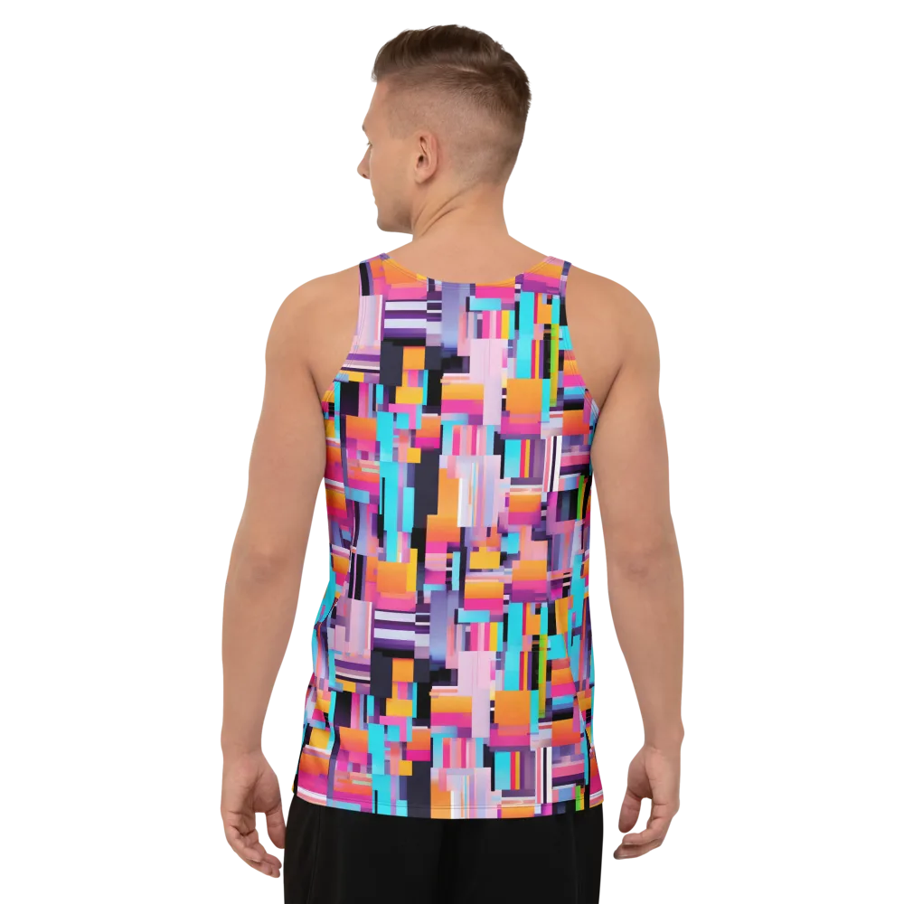 Chromatic Circuit on Men's Tank Top — Back