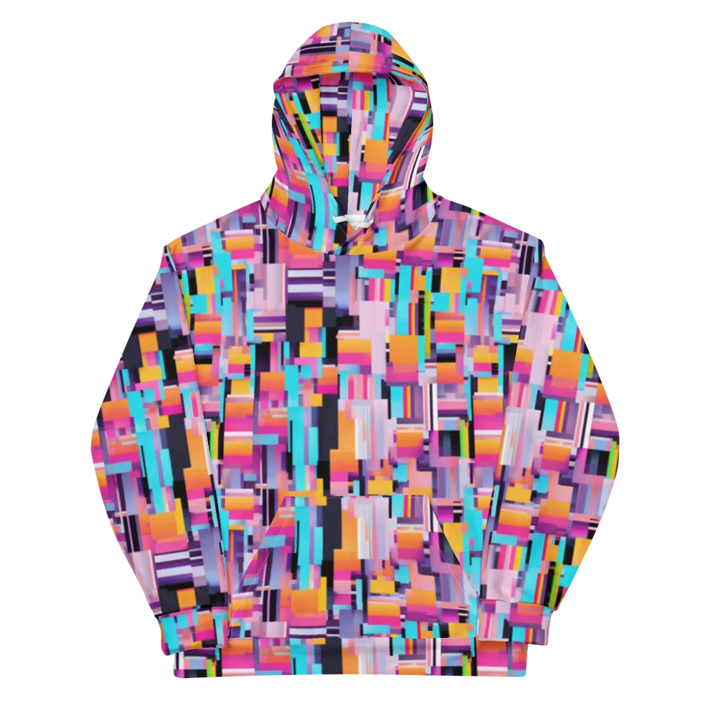 Chromatic Circuit on Cotton Hoodie — Front