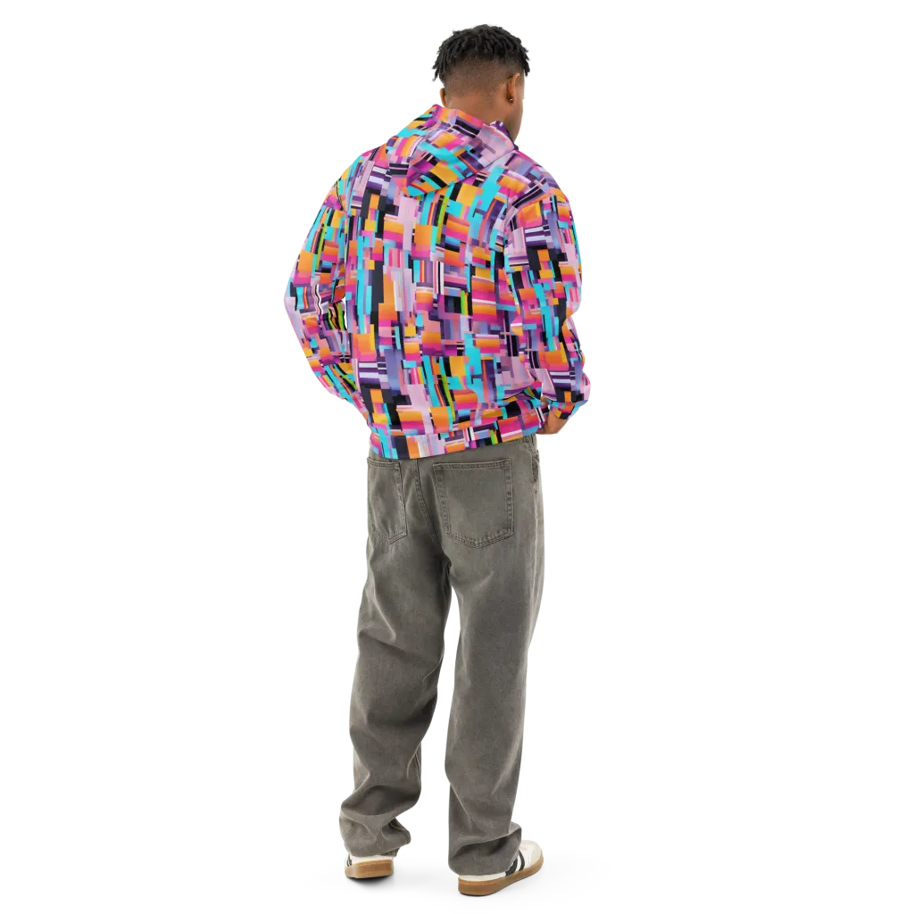 Chromatic Circuit on Cotton Hoodie — Back