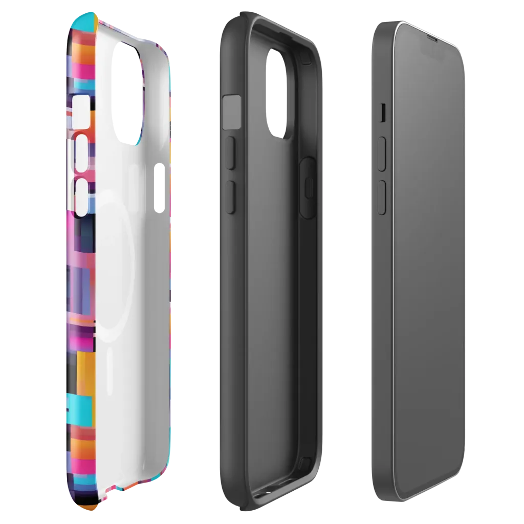 Chromatic Circuit on MagSafe Tough Case for iPhone® — Front