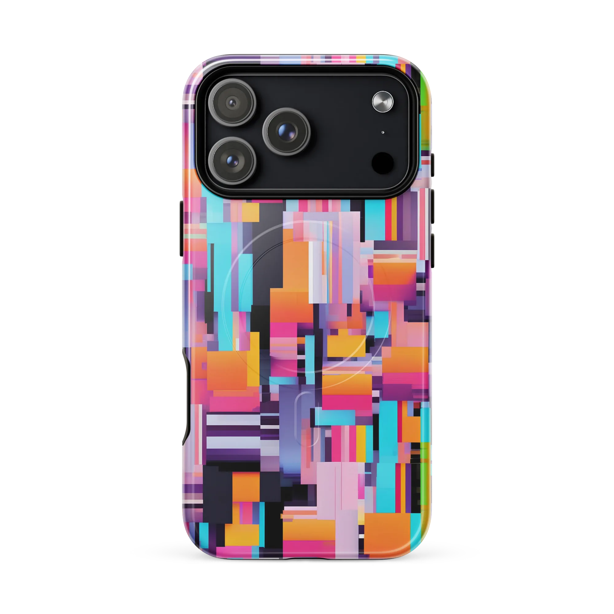 Chromatic Circuit on MagSafe Tough Case for iPhone® — Front