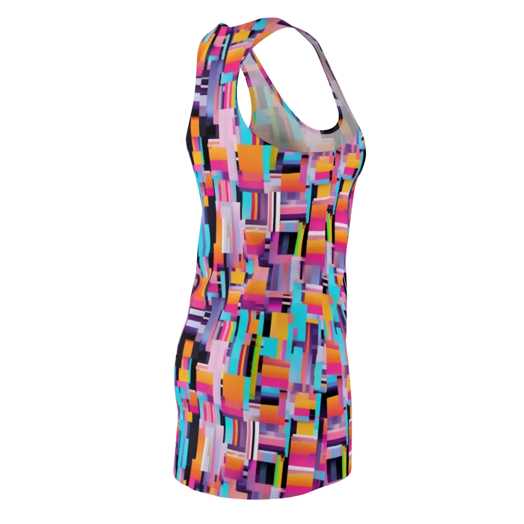 Chromatic Circuit on Racerback Dress — Back Side