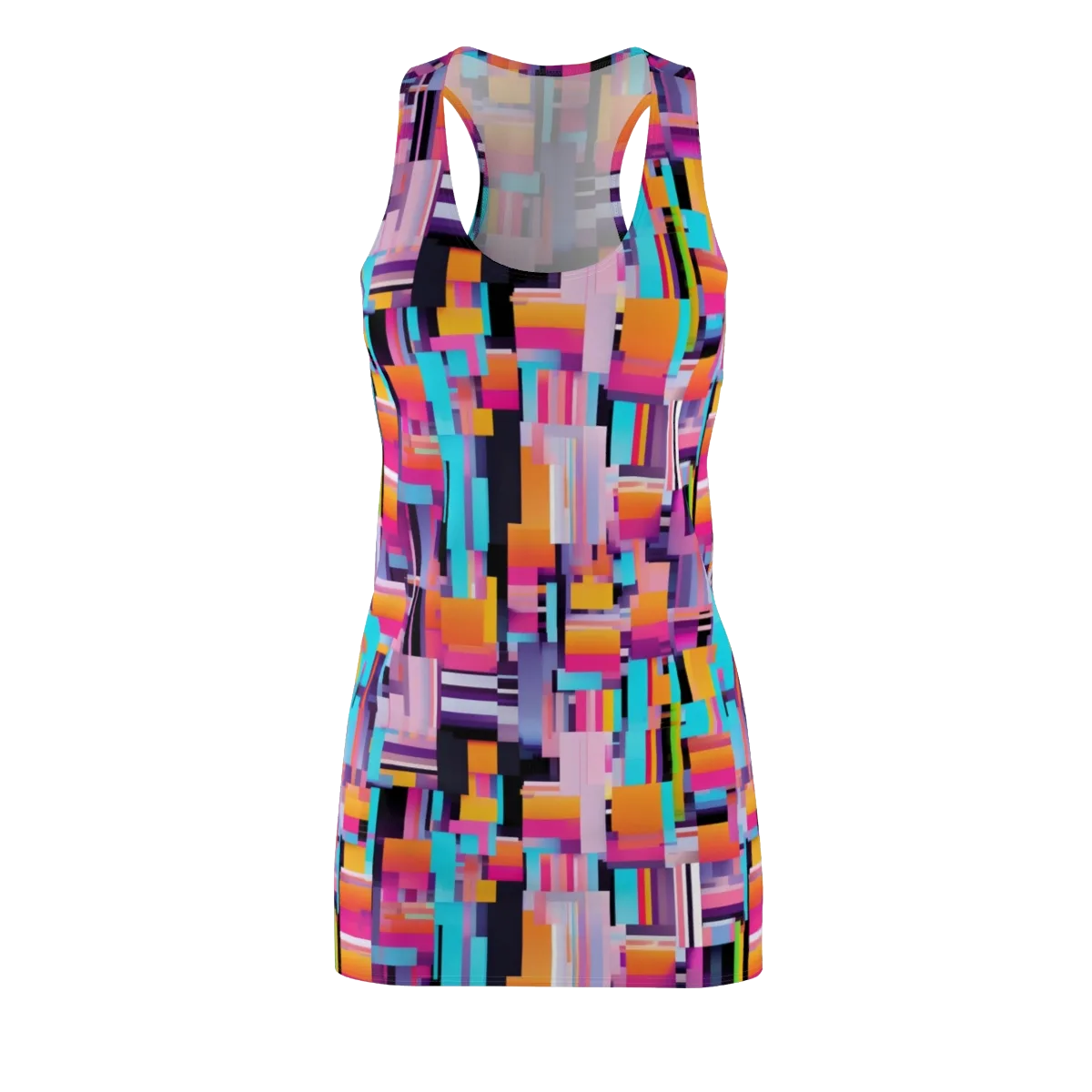 Chromatic Circuit on Racerback Dress — Front