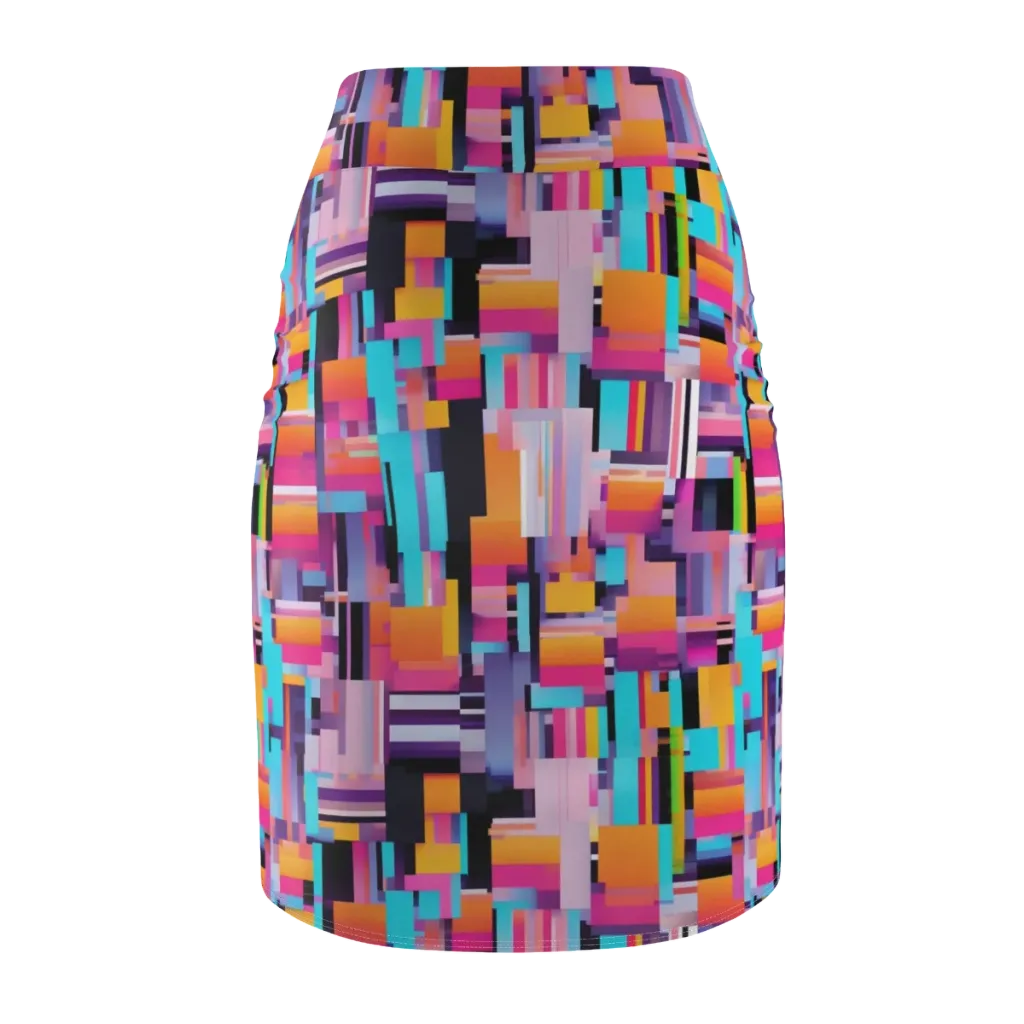 Chromatic Circuit on Pencil Skirt — Back