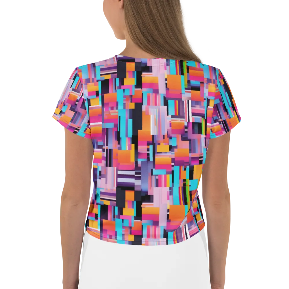 Chromatic Circuit on Crop Tee — Back