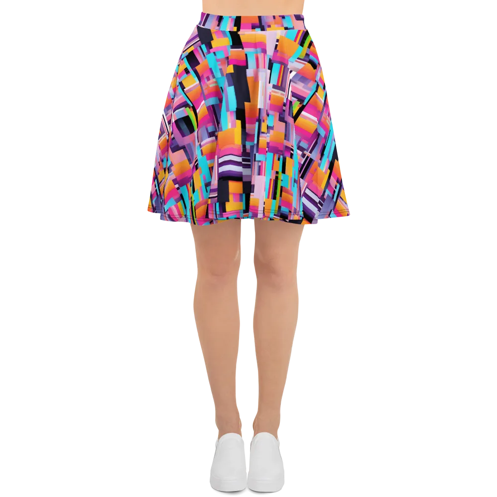 Chromatic Circuit on Skater Skirt — Front