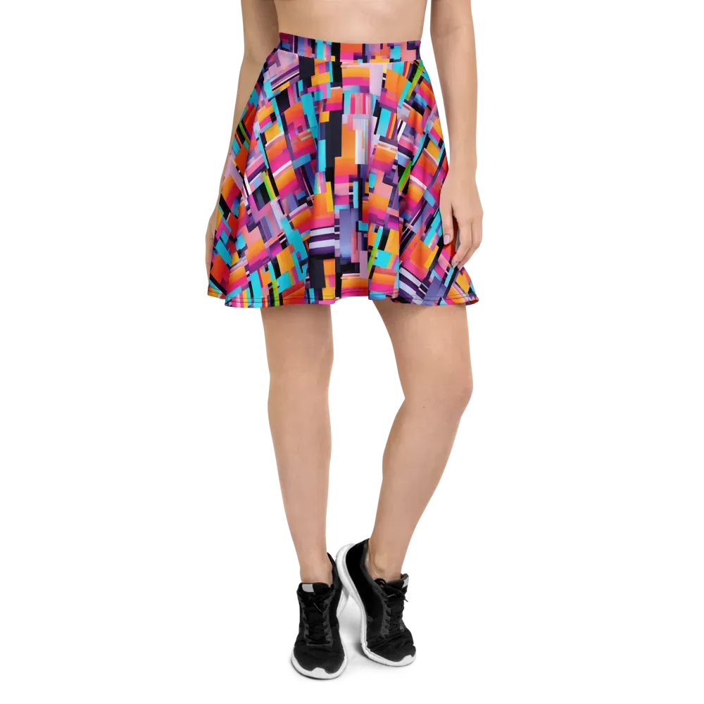 Chromatic Circuit on Skater Skirt — Front