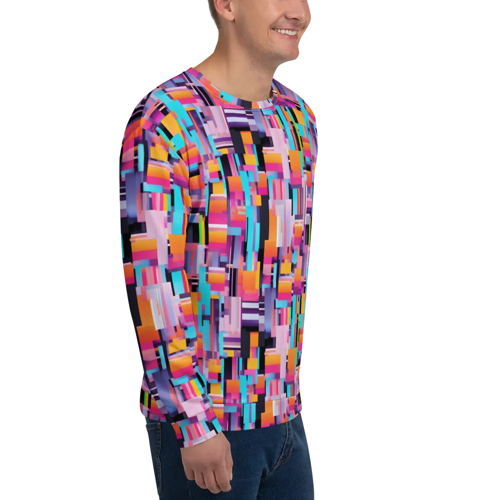 Chromatic Circuit on Sweatshirt — Right Front