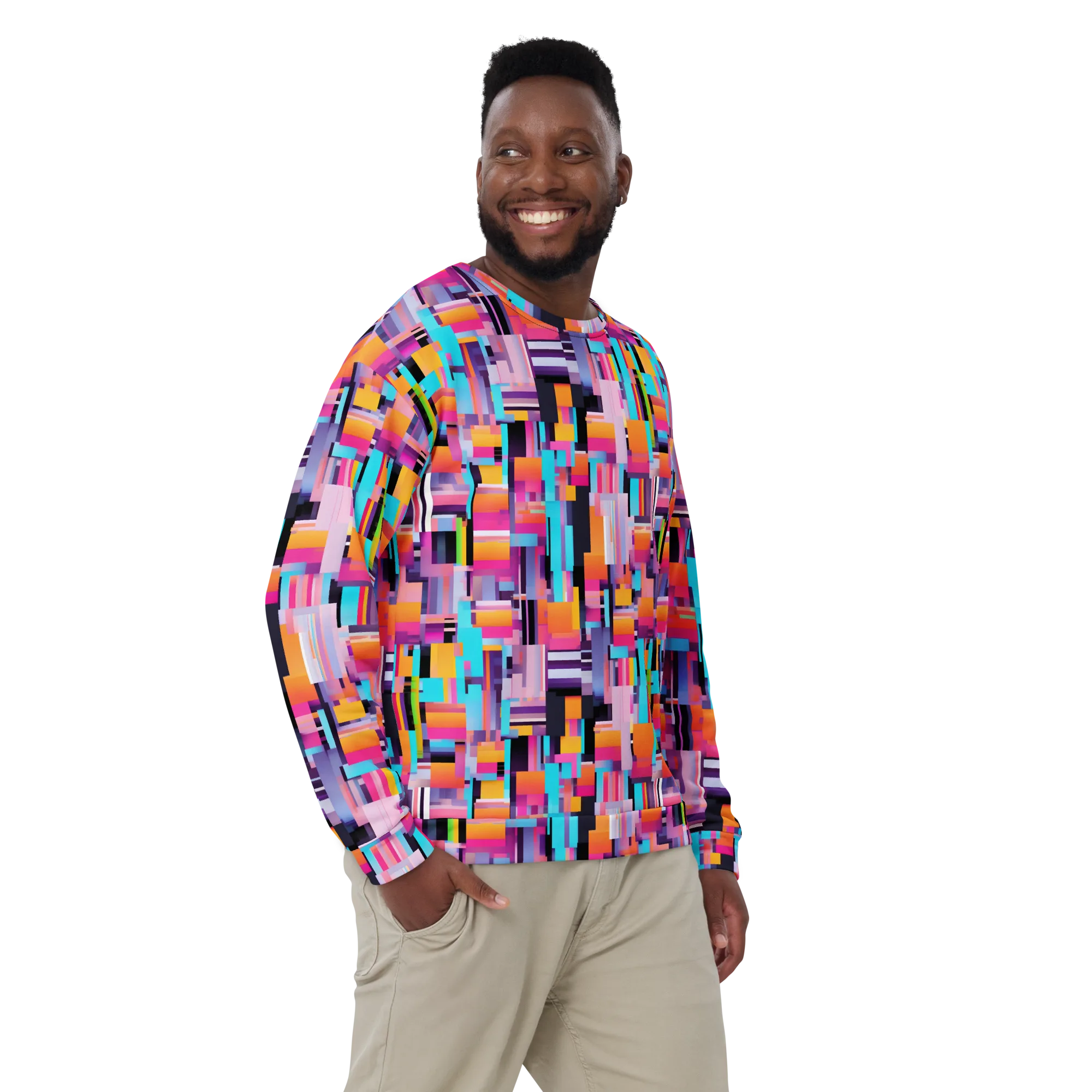 Chromatic Circuit on Sweatshirt — Front