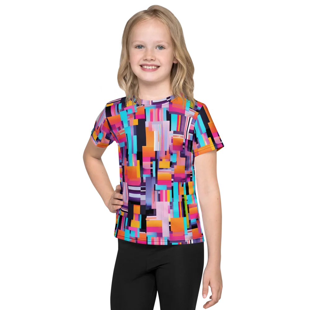 Chromatic Circuit on Kids Crew Neck T-Shirt — Front