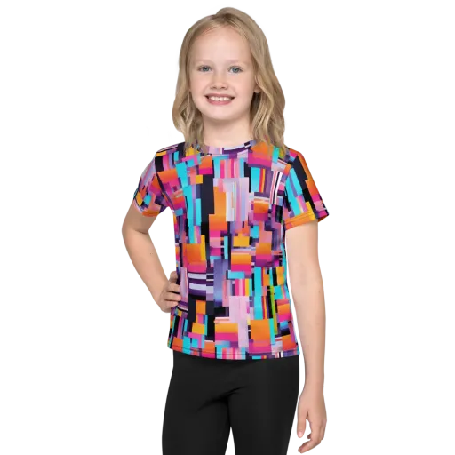 Chromatic Circuit on a Kids Crew Neck T-Shirt
