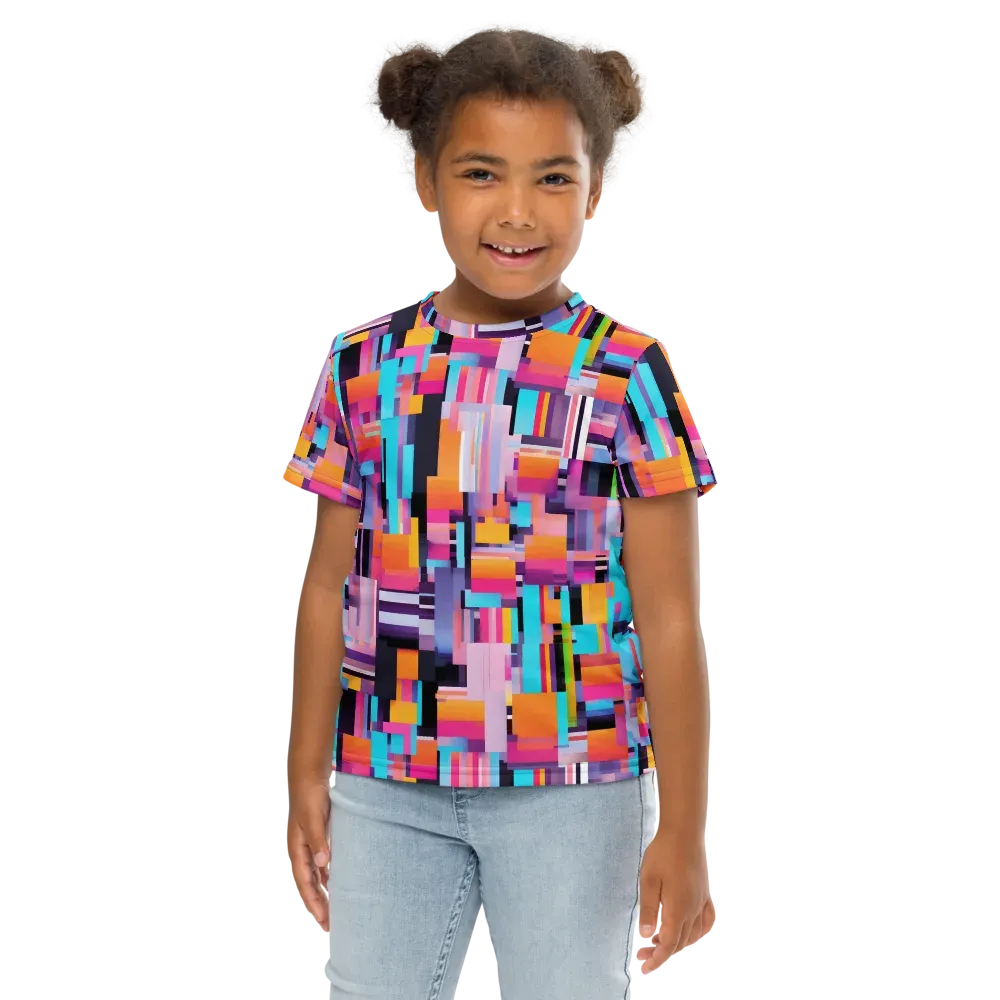 Chromatic Circuit on Kids Crew Neck T-Shirt — Front