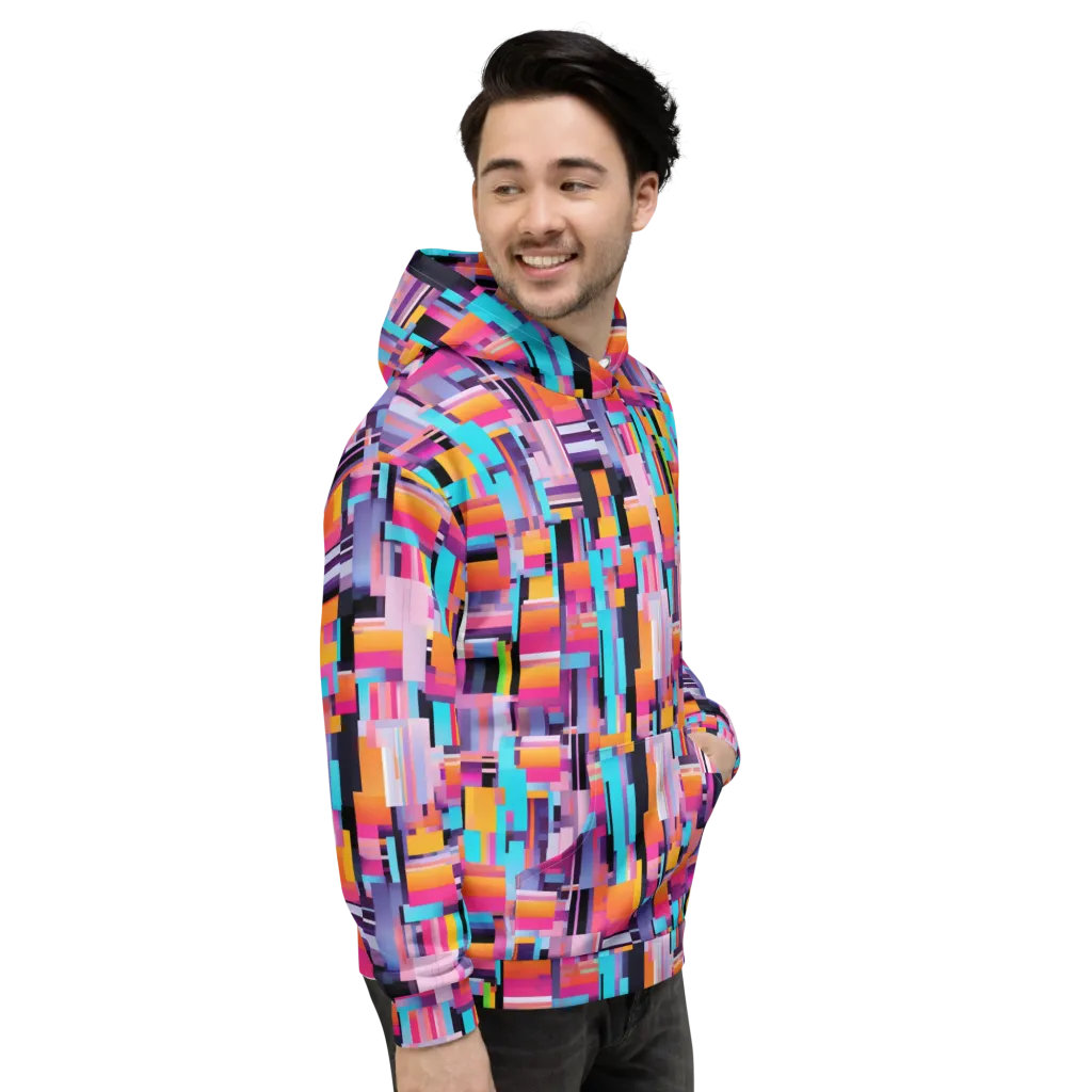 Chromatic Circuit on Hoodie — Right