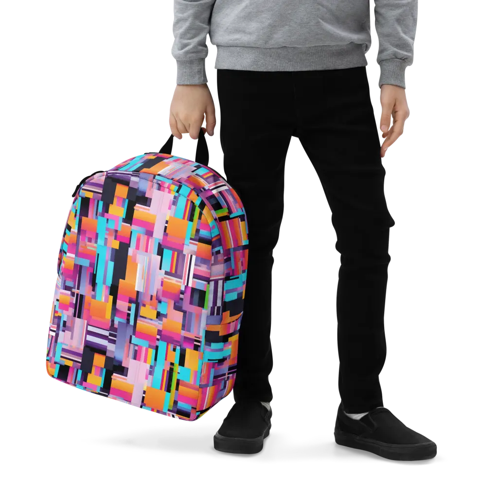 Chromatic Circuit on Minimalist Backpack — Zoomed-in