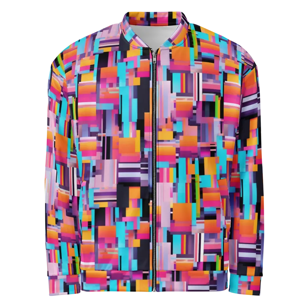 Chromatic Circuit on Bomber Jacket — Front