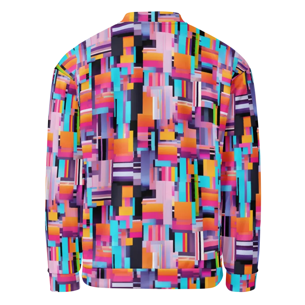Chromatic Circuit on Bomber Jacket — Back