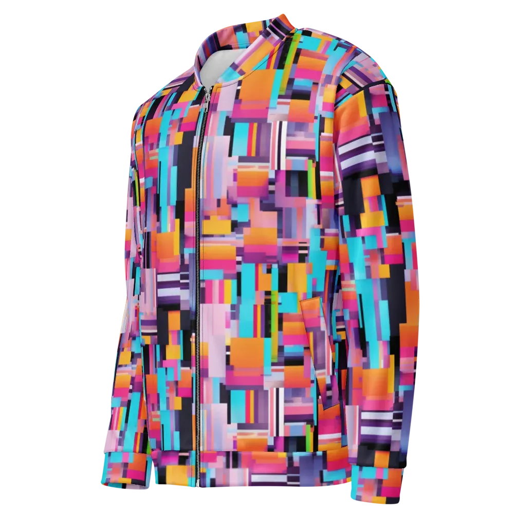 Chromatic Circuit on Bomber Jacket — Left Front