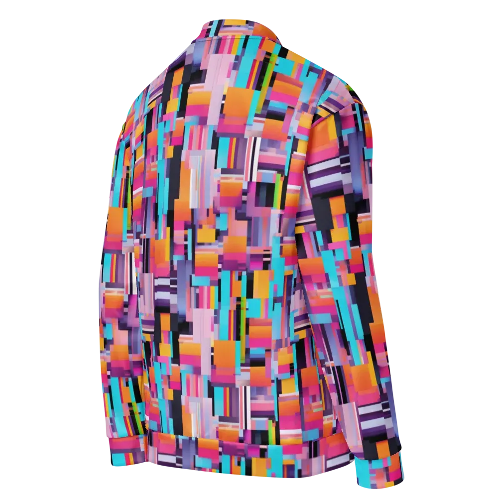 Chromatic Circuit on Bomber Jacket — Right Back