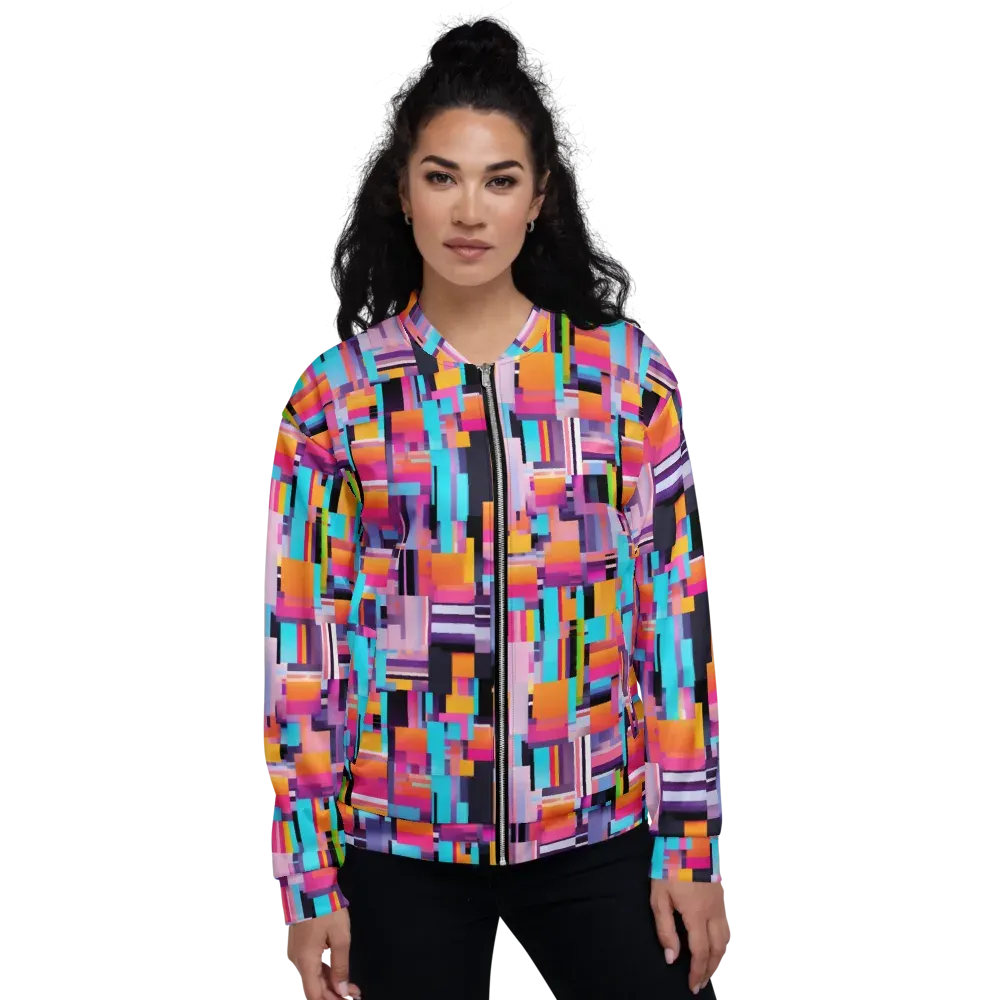 Chromatic Circuit on Bomber Jacket — Front