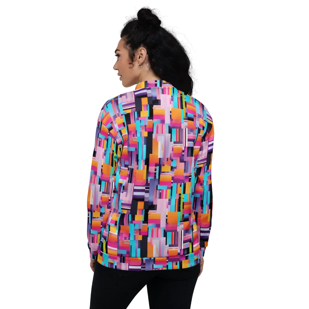 Chromatic Circuit on Bomber Jacket — Back