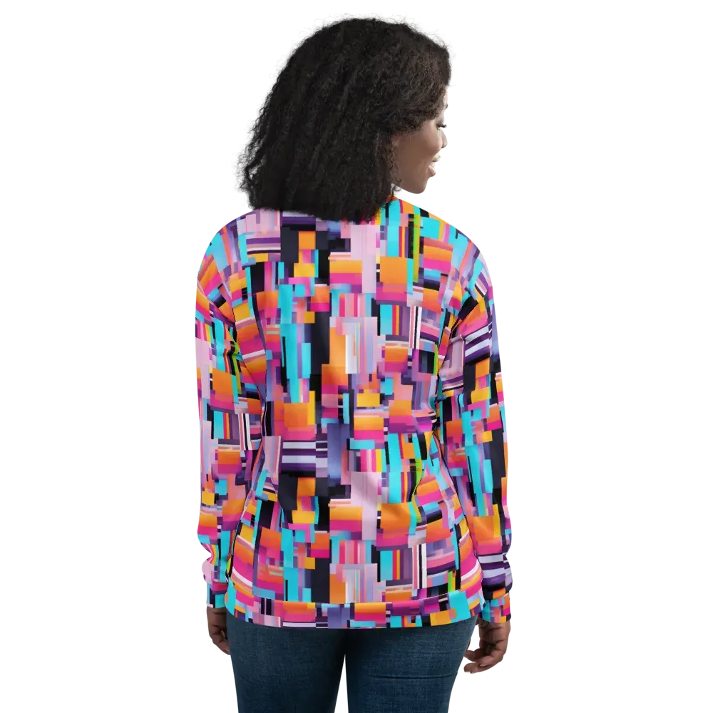 Chromatic Circuit on Bomber Jacket — Back