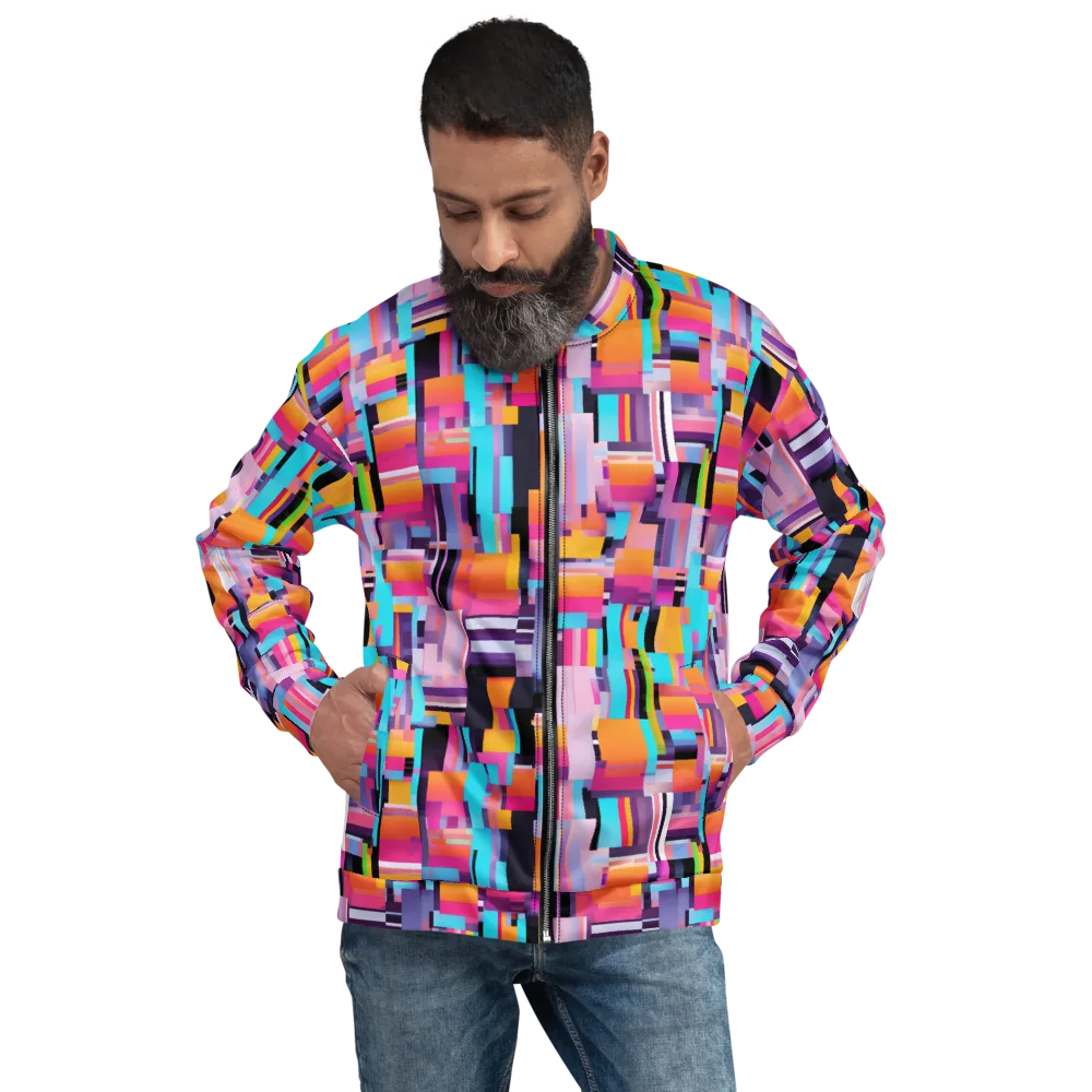 Chromatic Circuit on Bomber Jacket — Front