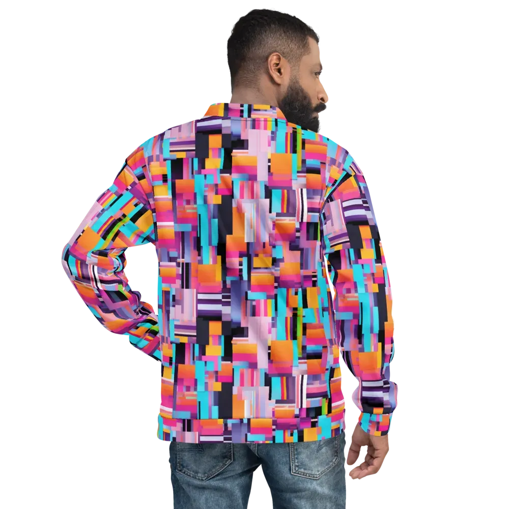Chromatic Circuit on Bomber Jacket — Back
