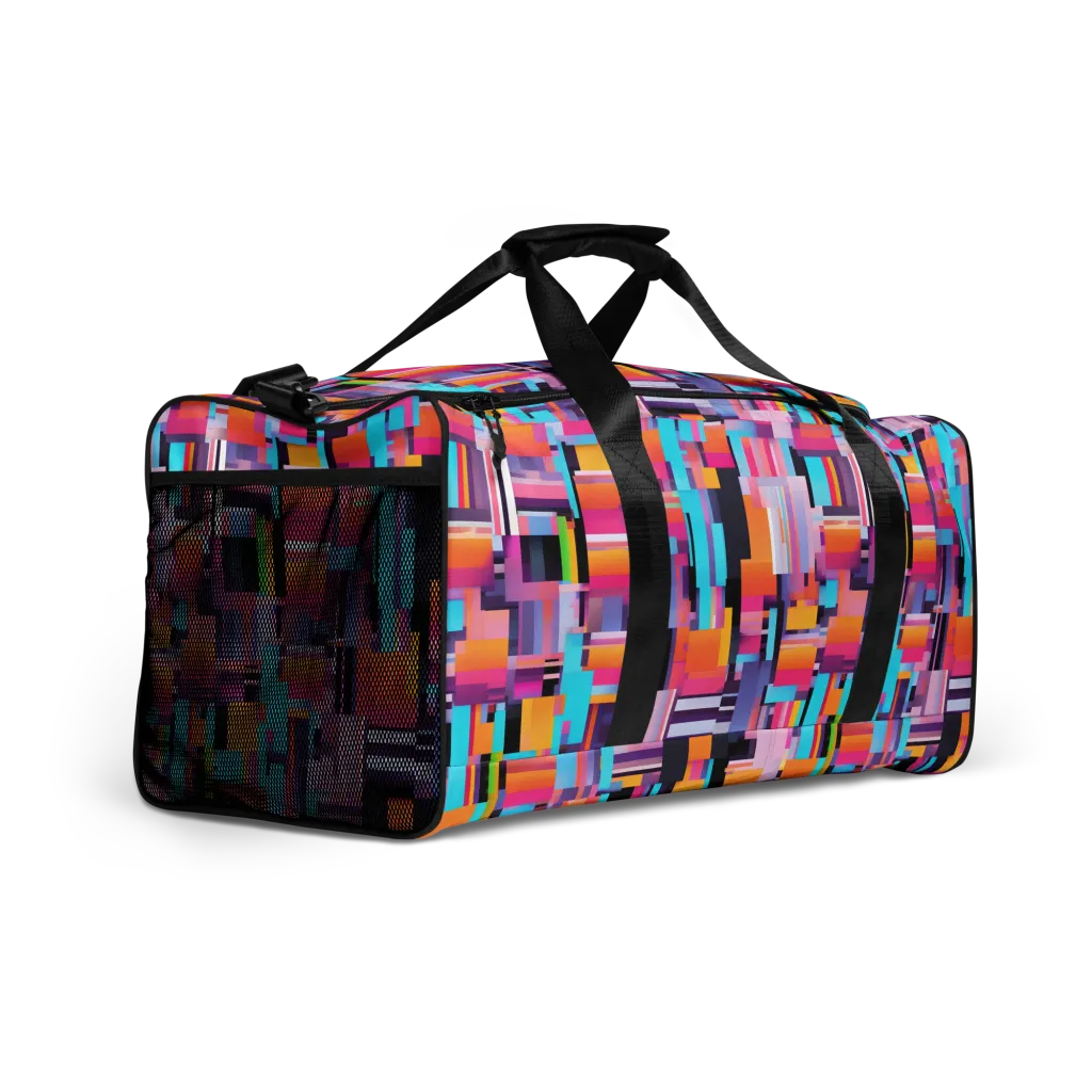 Chromatic Circuit on Duffle Bag — Right Front