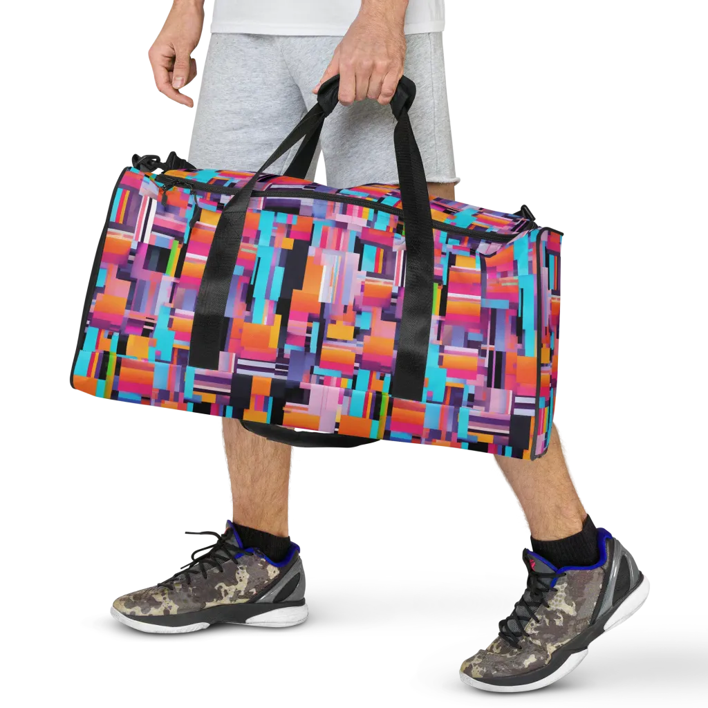 Chromatic Circuit on Duffle Bag — Front