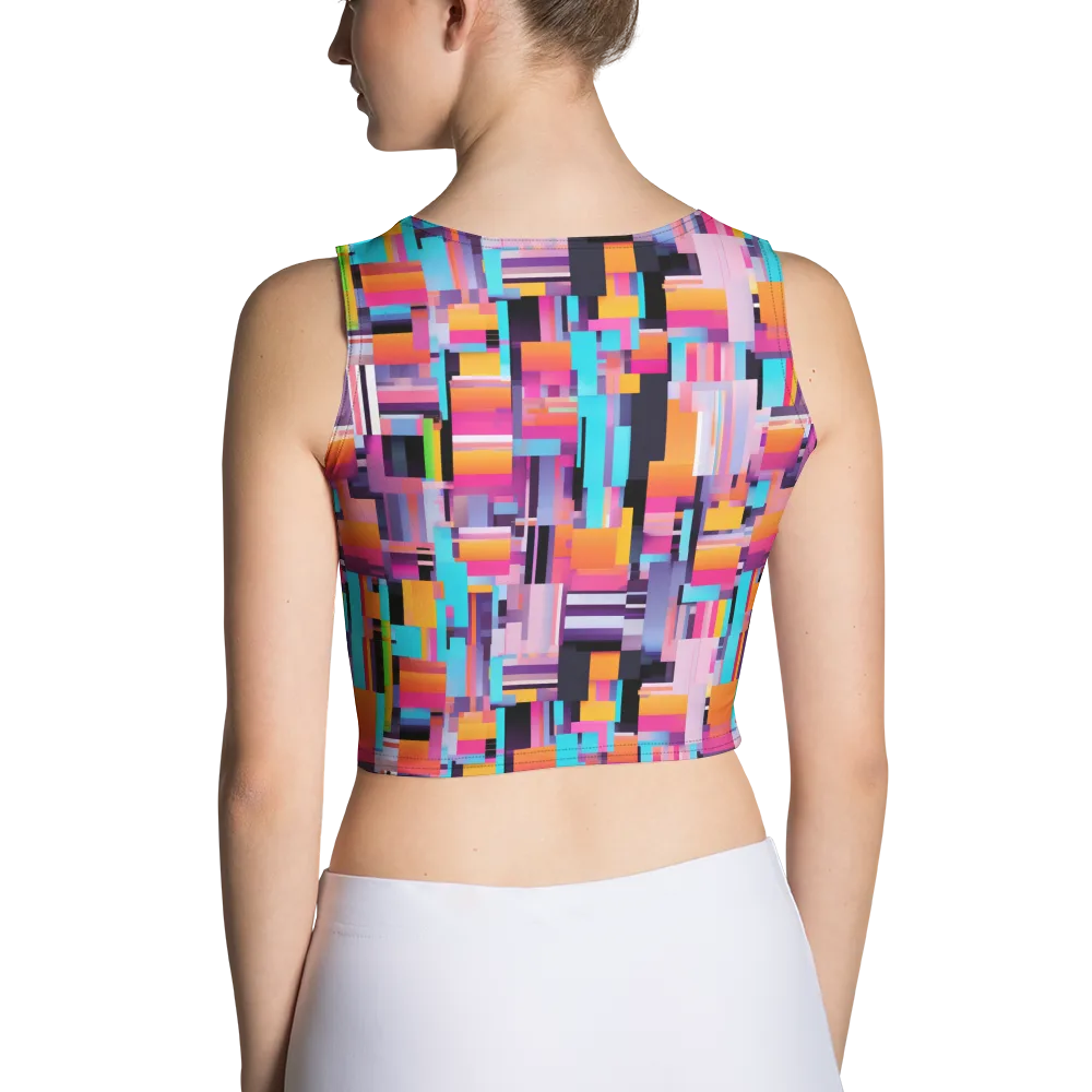 Chromatic Circuit on Crop Top — Back