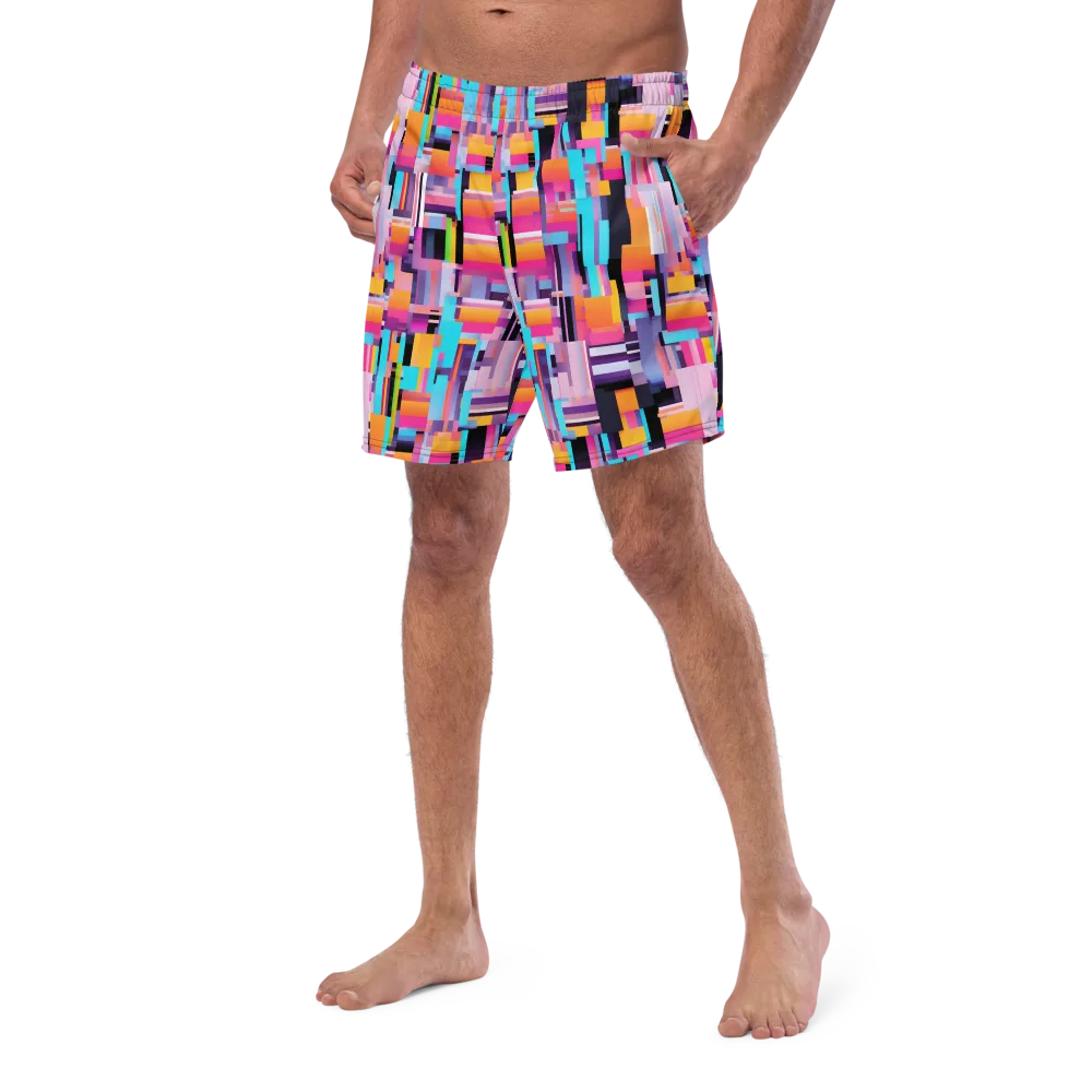 Chromatic Circuit on Swim Trunks — Left Front