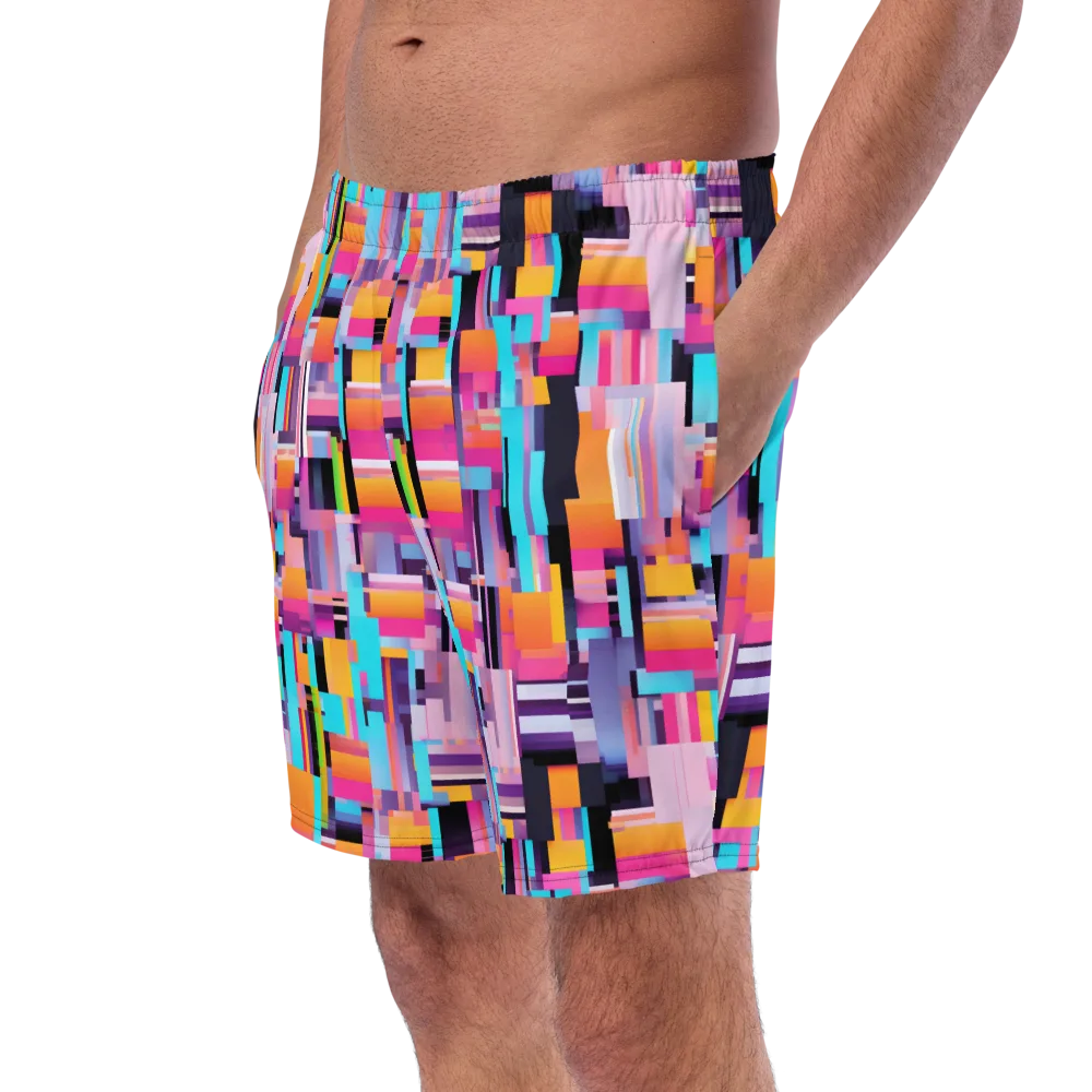 Chromatic Circuit on Swim Trunks — Left Front