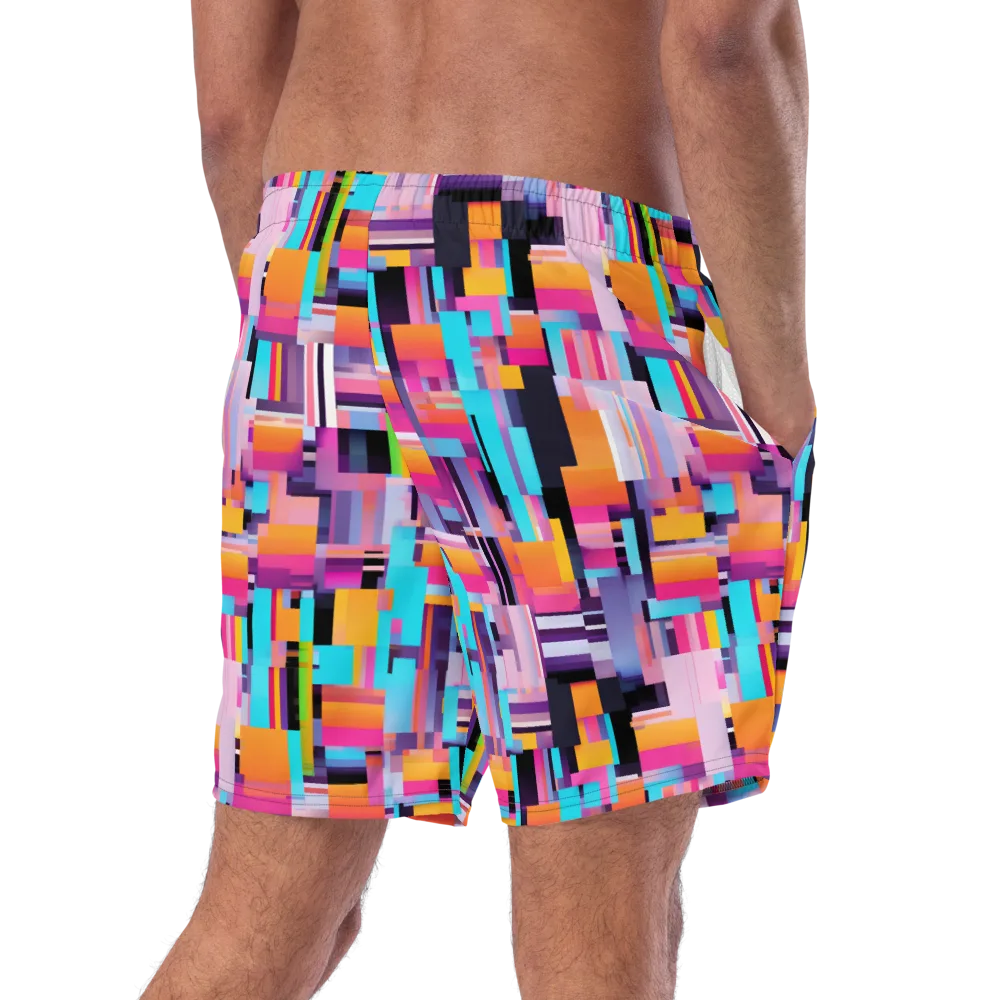 Chromatic Circuit on Swim Trunks — Right Back