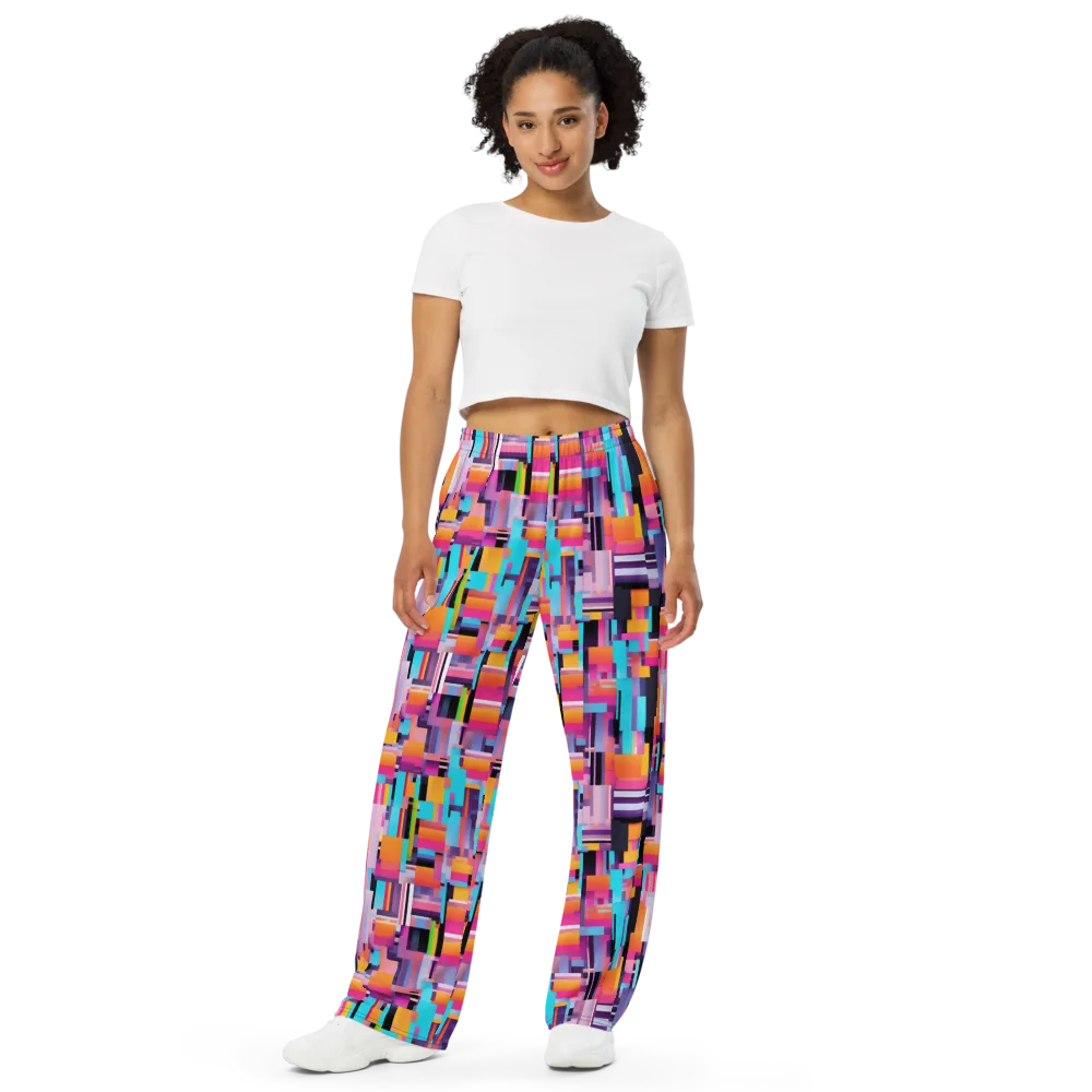 Chromatic Circuit on Wide-Leg Pants — Front