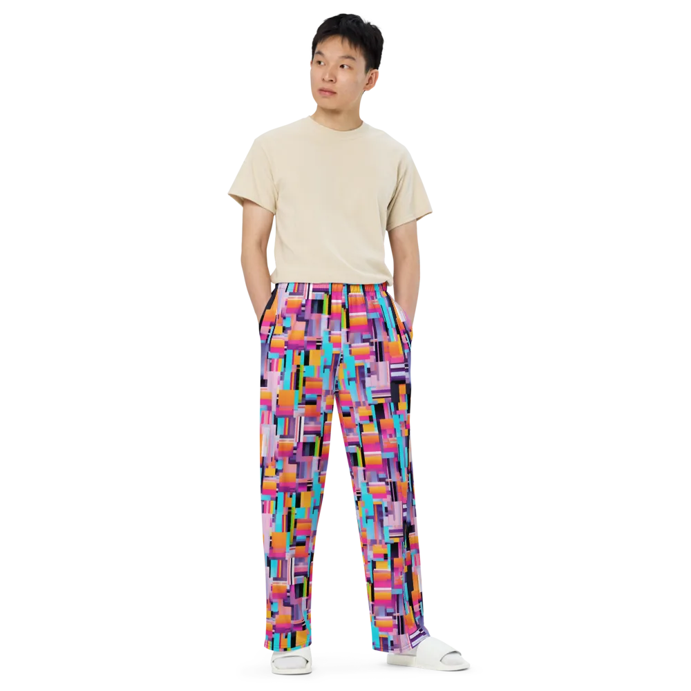 Chromatic Circuit on Wide-Leg Pants — Front