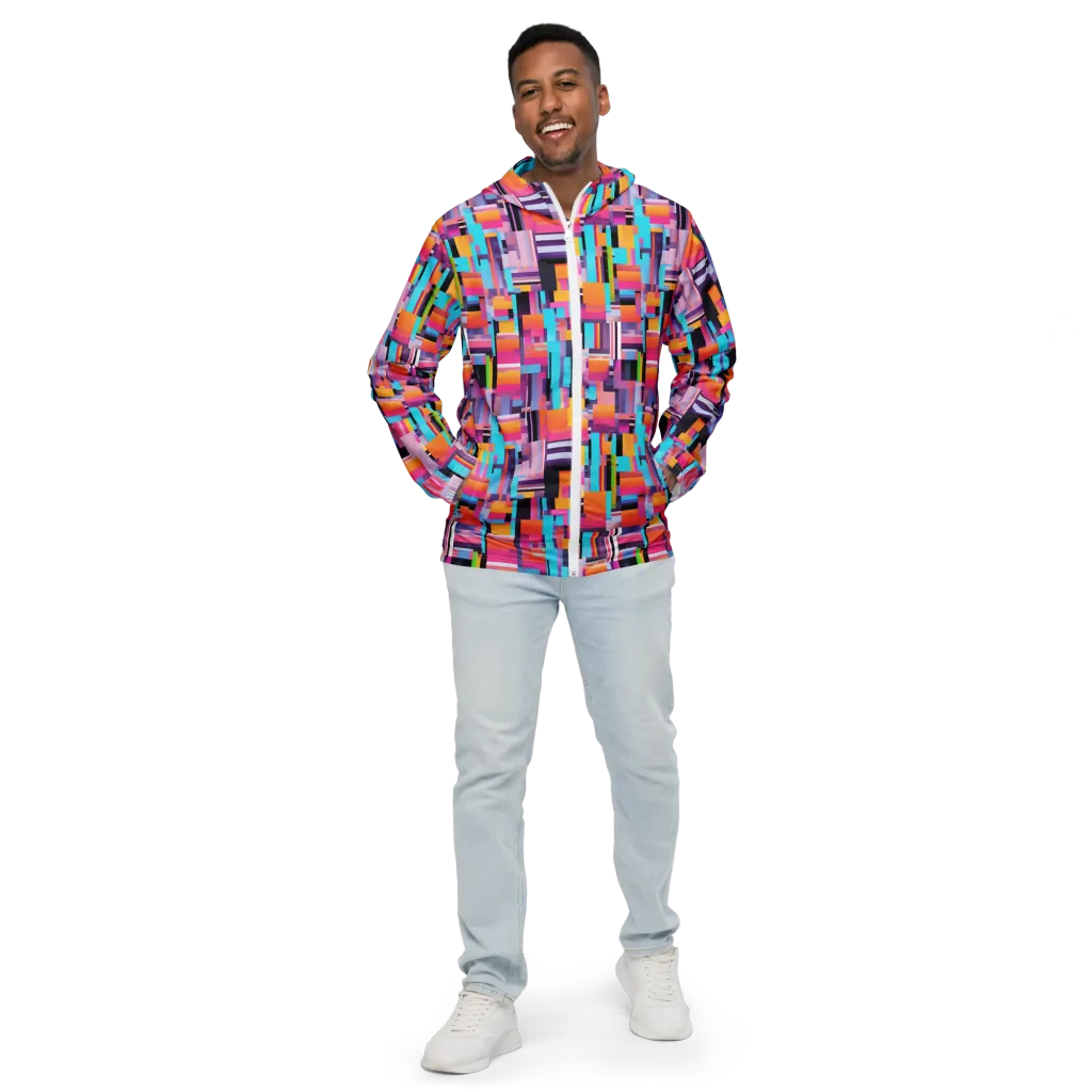 Chromatic Circuit on Men's Windbreaker — Front