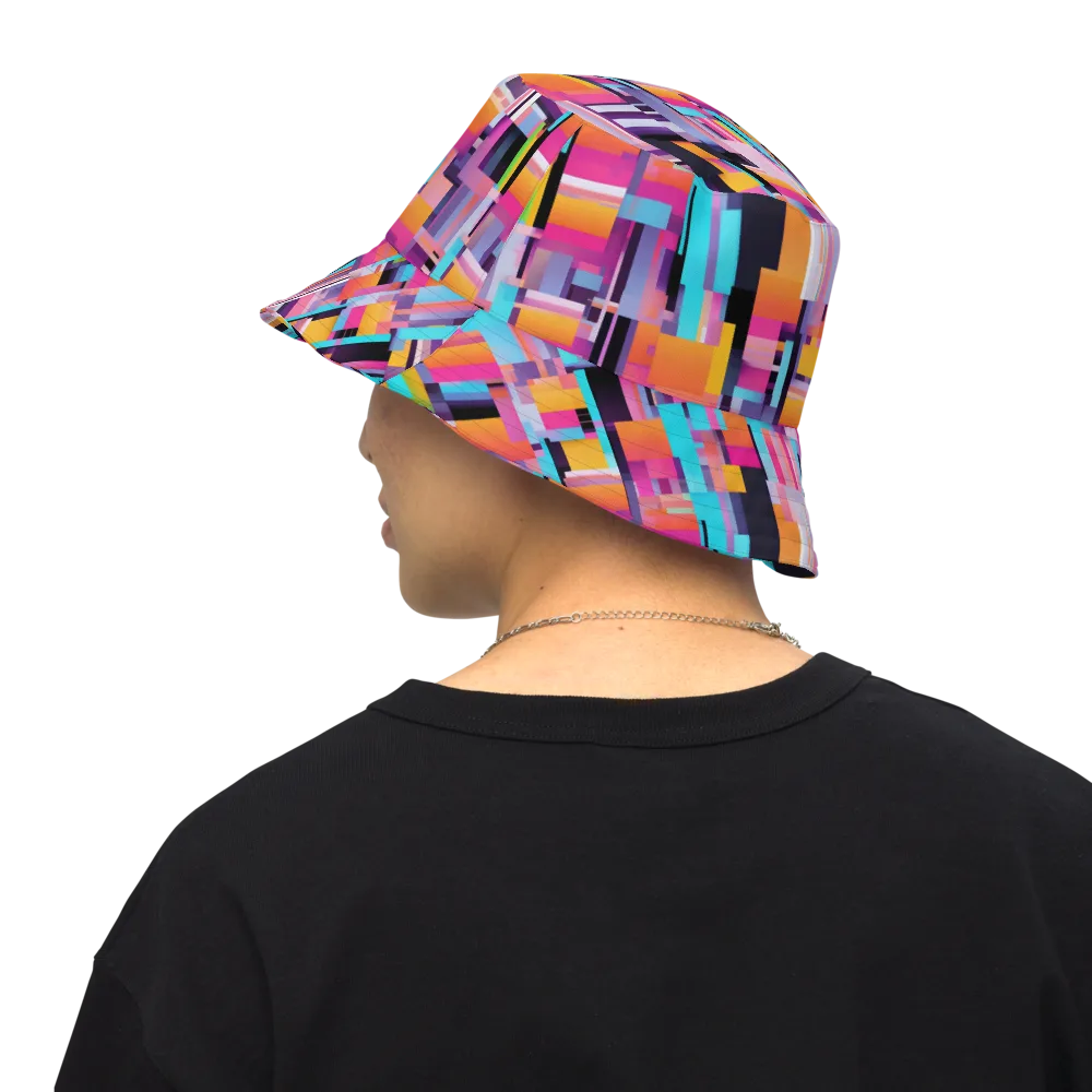 Chromatic Circuit on Reversible Bucket Hat — Back Inside