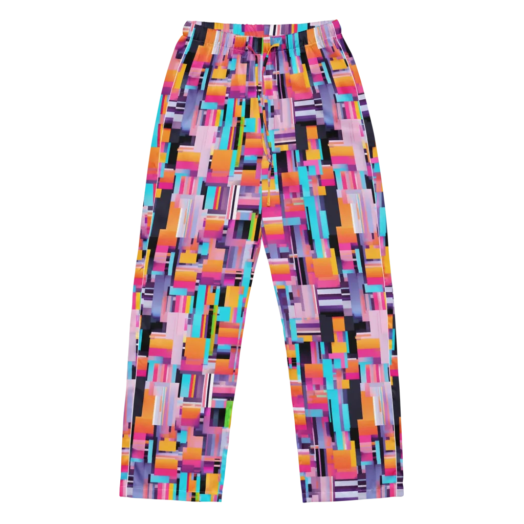 Chromatic Circuit on Women's Pajama Pants — Front