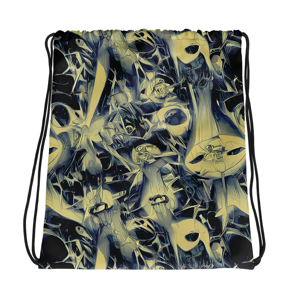 Lunar Distortion on Drawstring Bag — Photo