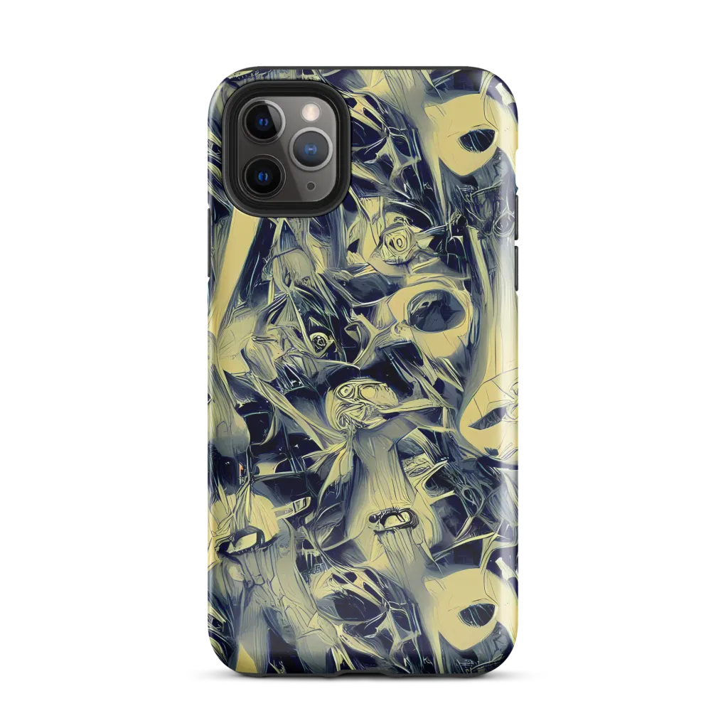 Lunar Distortion on Tough Case for iPhone® — Front