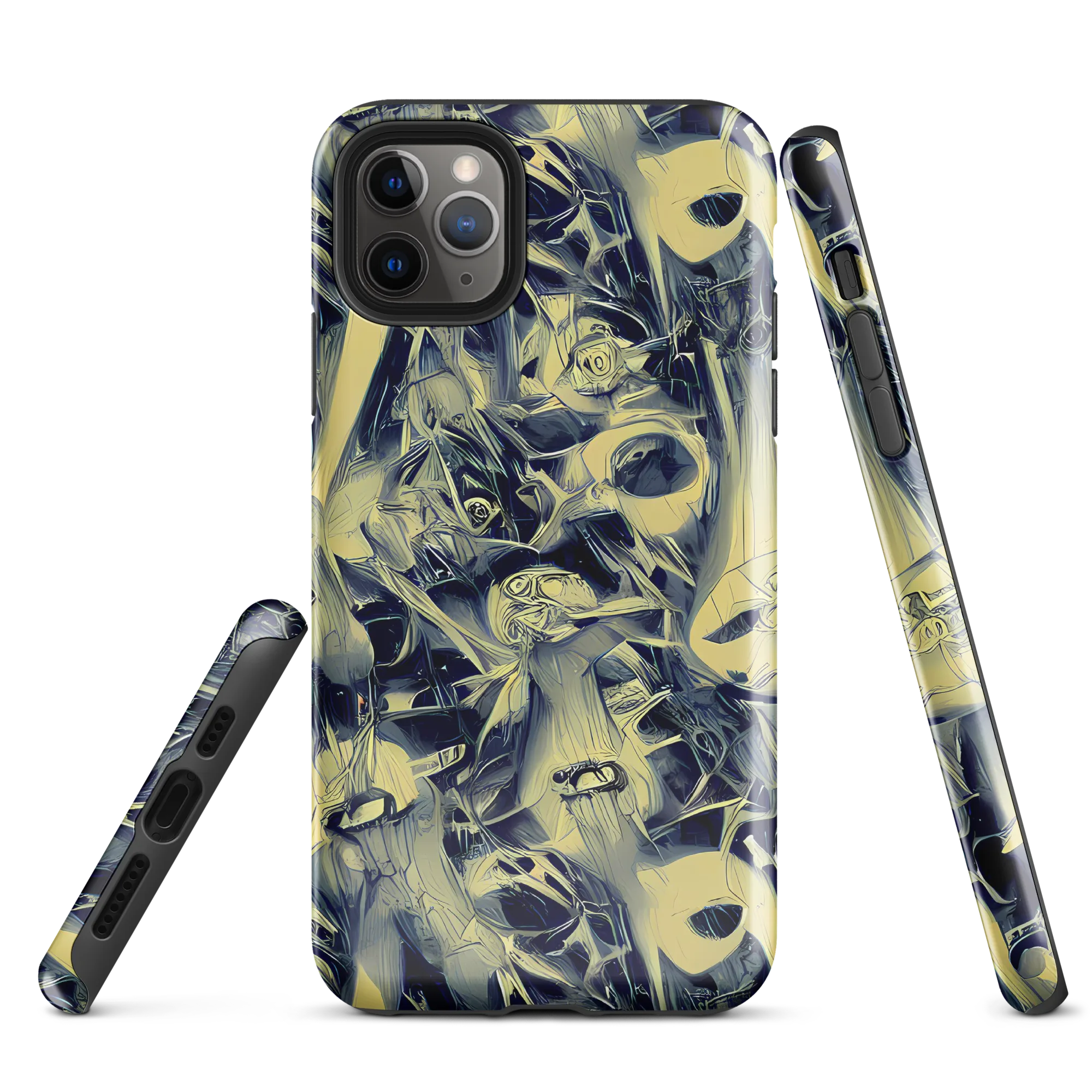 Lunar Distortion on Tough Case for iPhone® — Front